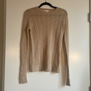 Banana republic cableknit alpaca sweater